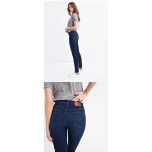 Madewell Tall 10" High-Rise Skinny Jeans in Hayes Wash